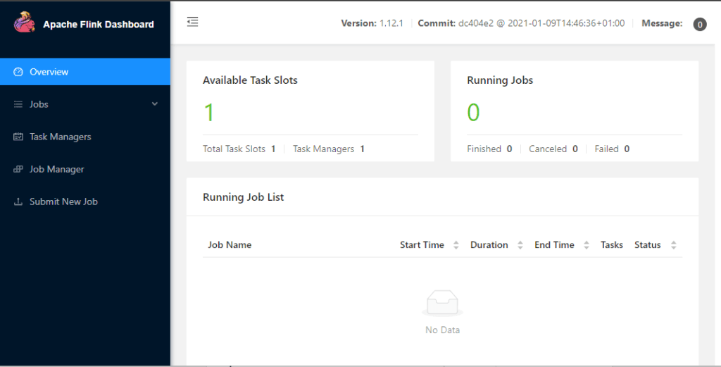 Flink Dashboard